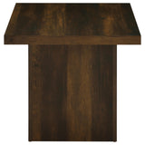  Coaster Furniture Devar 710887 Square Engineered Wood End Table - Dark Pine IMAGE 3
