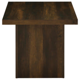  Coaster Furniture Devar 710887 Square Engineered Wood End Table - Dark Pine IMAGE 4