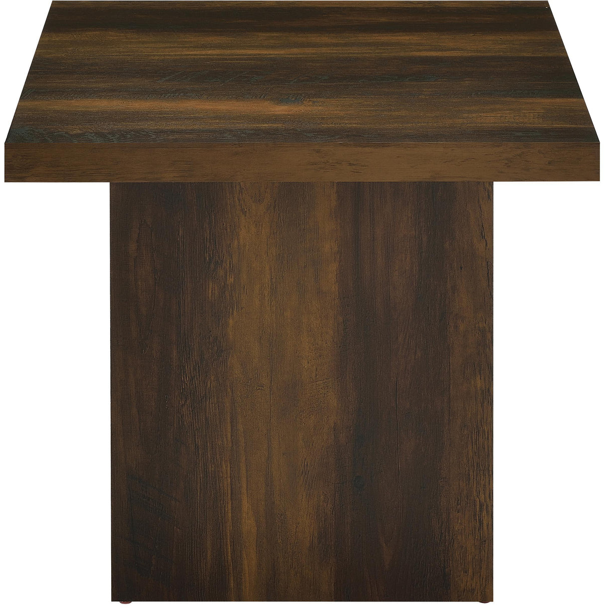  Coaster Furniture Devar 710888-S2 2-piece Square Coffee and End Table Set - Dark Pine IMAGE 4