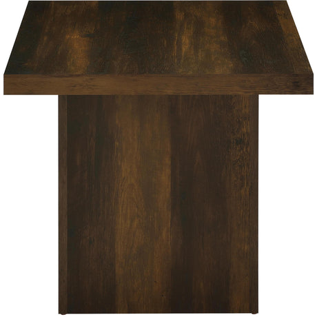  Coaster Furniture Devar 710888-S2 2-piece Square Coffee and End Table Set - Dark Pine IMAGE 7