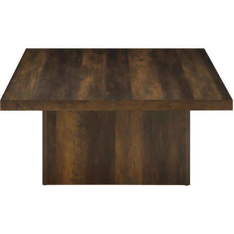  Coaster Furniture Devar 710888-S3 3-piece Square Coffee and End Table Set - Dark Pine IMAGE 11