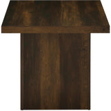  Coaster Furniture Devar 710888-S3 3-piece Square Coffee and End Table Set - Dark Pine IMAGE 7