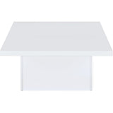  Coaster Furniture Devar 710898-S2 2-piece Square Coffee End Table Set - White High Gloss IMAGE 12