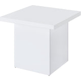  Coaster Furniture Devar 710898-S3 3-piece Square Coffee End Table Set - White High Gloss IMAGE 5