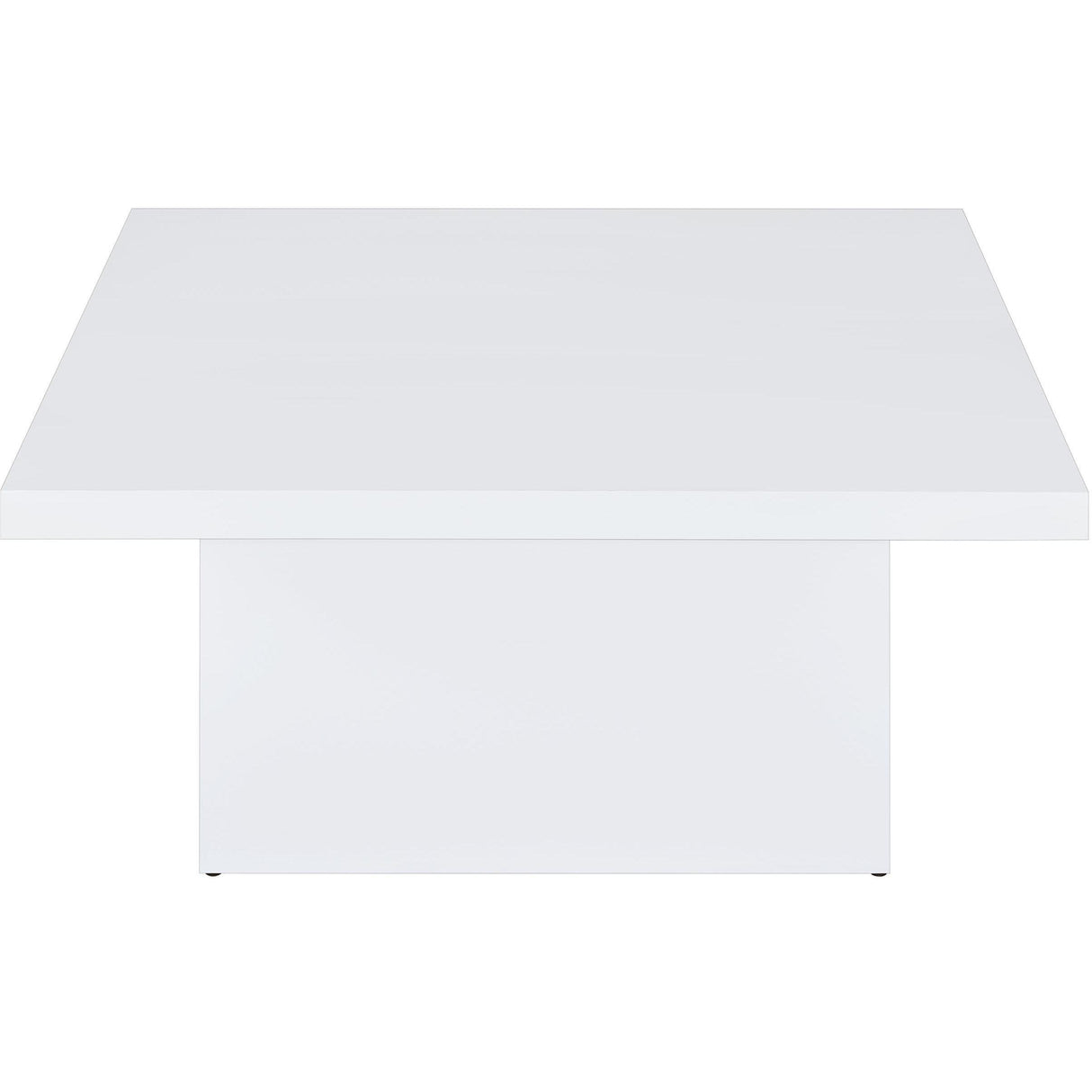  Coaster Furniture Devar 710898-S3 3-piece Square Coffee End Table Set - White High Gloss IMAGE 9