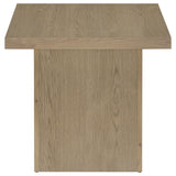  Coaster Furniture Devar 710917 Square Engineered Wood End Table - Latte IMAGE 3