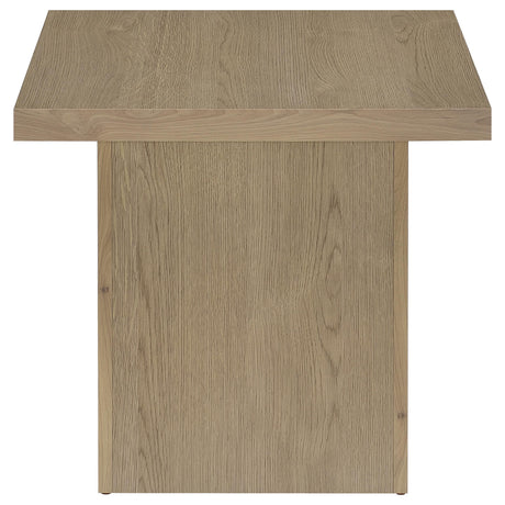  Coaster Furniture Devar 710917 Square Engineered Wood End Table - Latte IMAGE 3