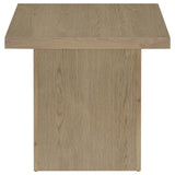  Coaster Furniture Devar 710917 Square Engineered Wood End Table - Latte IMAGE 6