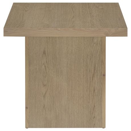  Coaster Furniture Devar 710917 Square Engineered Wood End Table - Latte IMAGE 6