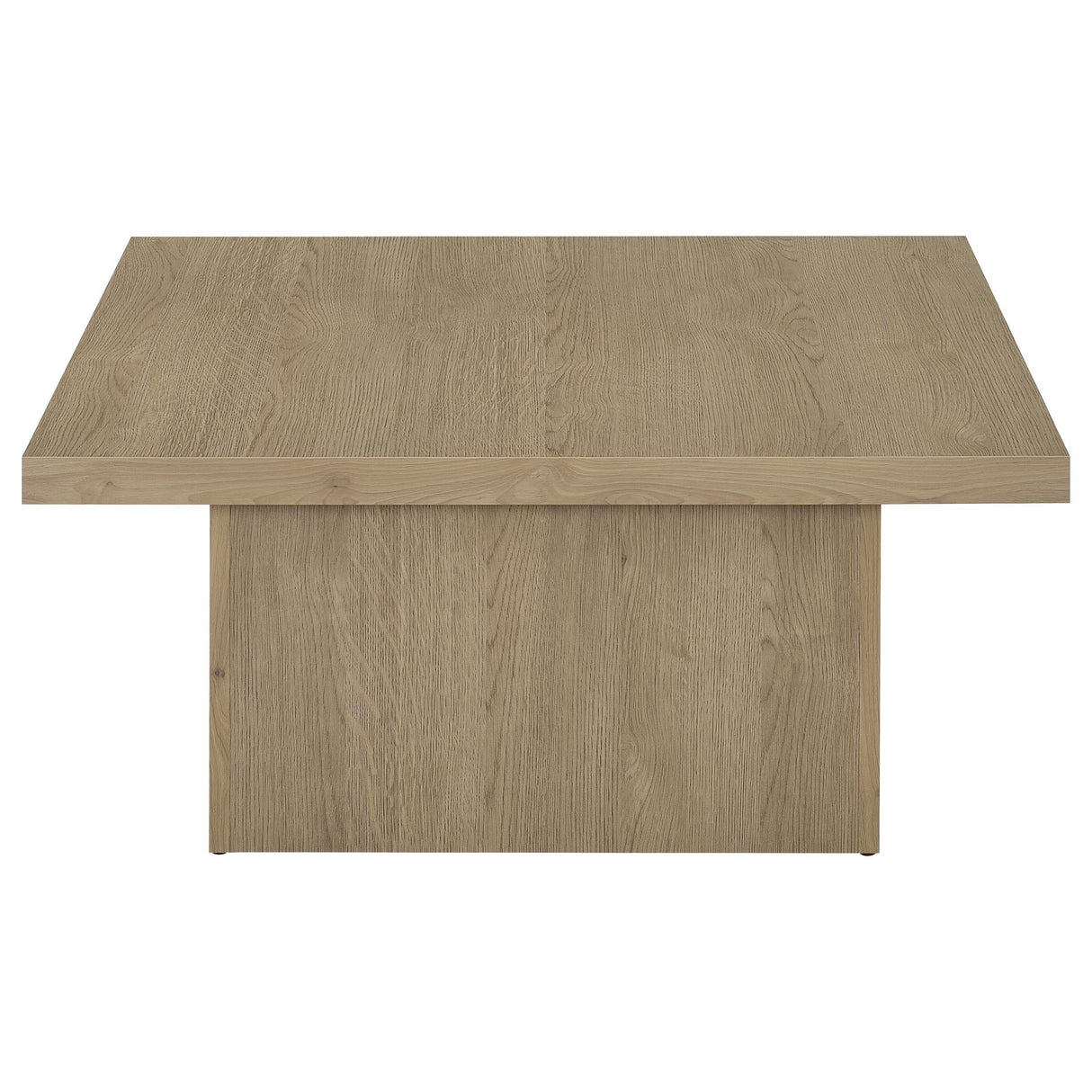 Coaster Furniture Devar 710918 Square Engineered Wood Coffee Table - Latte IMAGE 5