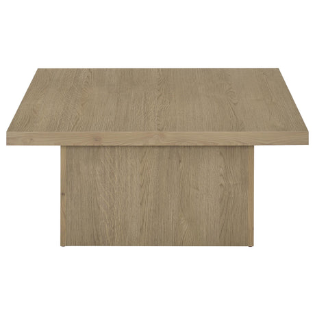  Coaster Furniture Devar 710918 Square Engineered Wood Coffee Table - Latte IMAGE 5