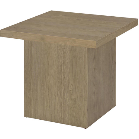  Coaster Furniture Devar 710918-S2 2-piece Square Cocktail Coffee End Table Set - Latte IMAGE 5