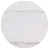  Coaster Furniture Jason 711417 Round White Marble Top End Table - Greige IMAGE 7