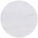  Coaster Furniture Jason 712418-S3 3-piece Round White Marble Coffee Table Set - Honey Brown IMAGE 6