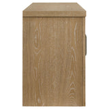  Coaster Furniture Brenham 720130 79-inch 4-door TV Stand Media Console - Washed Oak IMAGE 10