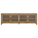  Coaster Furniture Brenham 720130 79-inch 4-door TV Stand Media Console - Washed Oak IMAGE 12