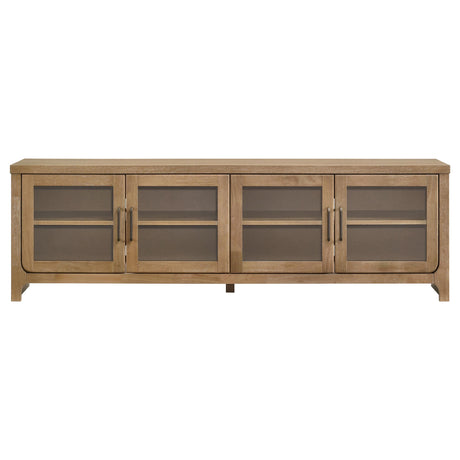  Coaster Furniture Brenham 720130 79-inch 4-door TV Stand Media Console - Washed Oak IMAGE 12
