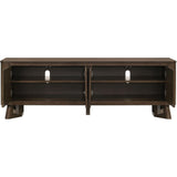  Coaster Furniture Trotter 720133 71-inch 4-Door Wood TV Stand Media Console - Brown IMAGE 5