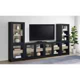  Coaster Furniture Denison 720224 67-inch 2-door Media Tower Storage Cabinet - Black IMAGE 10