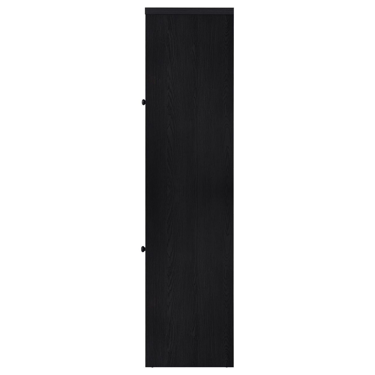  Coaster Furniture Denison 720224 67-inch 2-door Media Tower Storage Cabinet - Black IMAGE 4