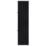  Coaster Furniture Denison 720224 67-inch 2-door Media Tower Storage Cabinet - Black IMAGE 4