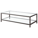  Coaster Furniture Trini 720228-S2 2-piece Coffee and End Table Set - Black Nickel IMAGE 4