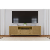  Coaster Furniture Arini 720253 Rattan Cane 2-door TV Stand Media Console - Sand Wash IMAGE 14