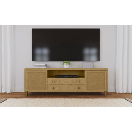  Coaster Furniture Arini 720253 Rattan Cane 2-door TV Stand Media Console - Sand Wash IMAGE 14
