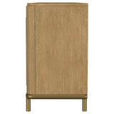  Coaster Furniture Arini 720253 Rattan Cane 2-door TV Stand Media Console - Sand Wash IMAGE 3