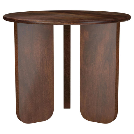  Coaster Furniture Dale 721998-S3 3-piece Solid Wood Coffee and End Table Set - Brown IMAGE 5