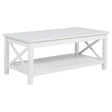  Coaster Furniture Skyview 722088 44-inch Rectangular Lift Top Coffee Table - White IMAGE 1