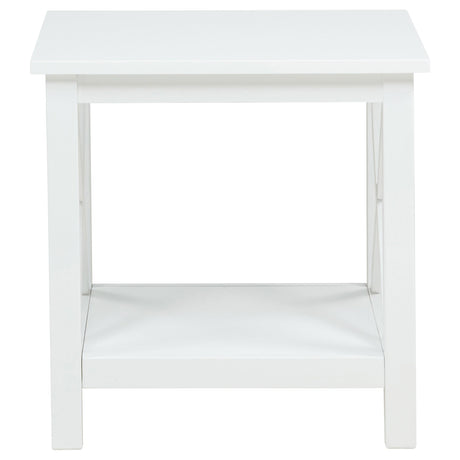  Coaster Furniture Skyview 722088-S2 2-piece Rectangular Lift Top Coffee Table Set - White IMAGE 3