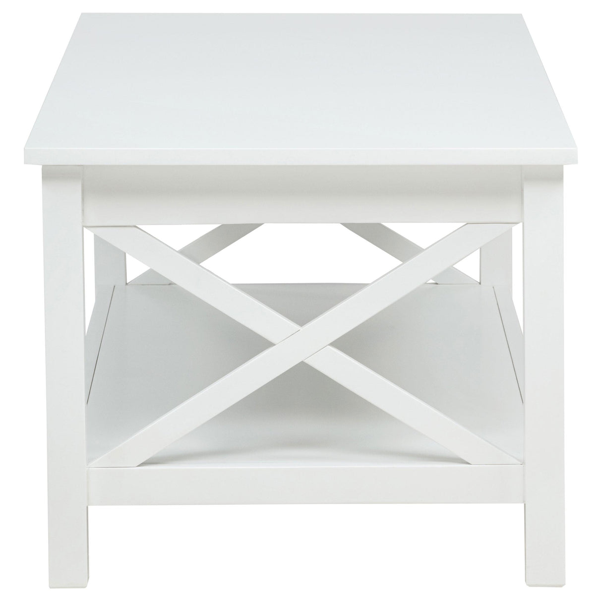  Coaster Furniture Skyview 722088-S2 2-piece Rectangular Lift Top Coffee Table Set - White IMAGE 8