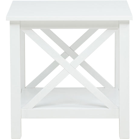  Coaster Furniture Skyview 722088-S3 3-piece Rectangular Lift Top Coffee Table Set - White IMAGE 5