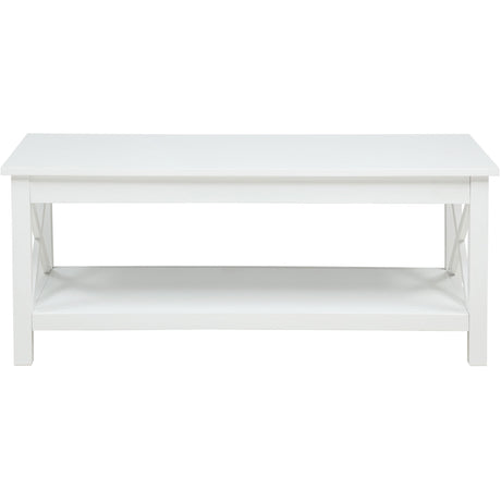  Coaster Furniture Skyview 722088-S3 3-piece Rectangular Lift Top Coffee Table Set - White IMAGE 9