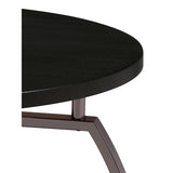 Coaster Furniture Dacre 722208-S3 3-piece Round Coffee and End Table Set - Dark Charcoal IMAGE 3