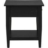  Coaster Furniture Lindenton 722727 1-drawer Wood Occasional End Table - Black IMAGE 11