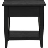  Coaster Furniture Lindenton 722727 1-drawer Wood Occasional End Table - Black IMAGE 9