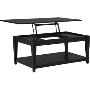  Coaster Furniture Lindenton 722728 Lift-Top Occasional Coffee Table - Black IMAGE 1