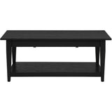  Coaster Furniture Lindenton 722728 Lift-Top Occasional Coffee Table - Black IMAGE 8