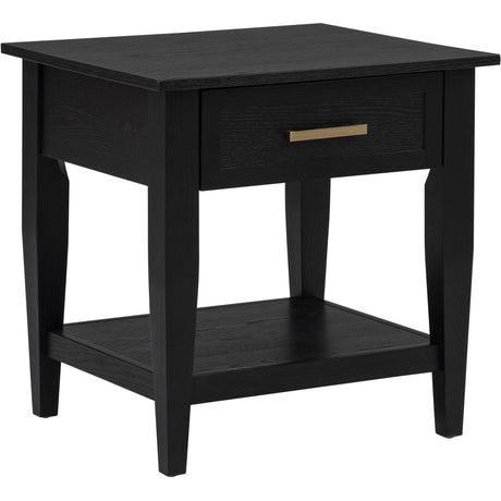  Coaster Furniture Lindenton 722728-S3 3-piece Wood Lift-Top Coffee and End Table Set - Black IMAGE 4