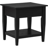  Coaster Furniture Lindenton 722728-S3 3-piece Wood Lift-Top Coffee and End Table Set - Black IMAGE 6