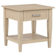  Coaster Furniture Lindenton 722757 1-drawer Wood Occasional End Table - Blonde IMAGE 1