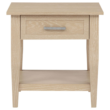  Coaster Furniture Lindenton 722757 1-drawer Wood Occasional End Table - Blonde IMAGE 12