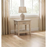  Coaster Furniture Lindenton 722757 1-drawer Wood Occasional End Table - Blonde IMAGE 6