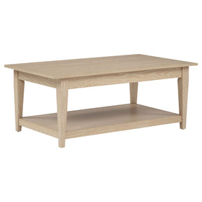  Coaster Furniture Lindenton 722758 Lift-Top Occasional Coffee Table - Blonde IMAGE 1