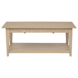 Coaster Furniture Lindenton 722758 Lift-Top Occasional Coffee Table - Blonde IMAGE 8
