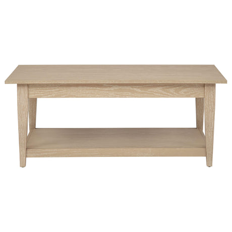  Coaster Furniture Lindenton 722758-S3 3-piece Wood Lift-Top Coffee and End Table Set - Blonde IMAGE 10