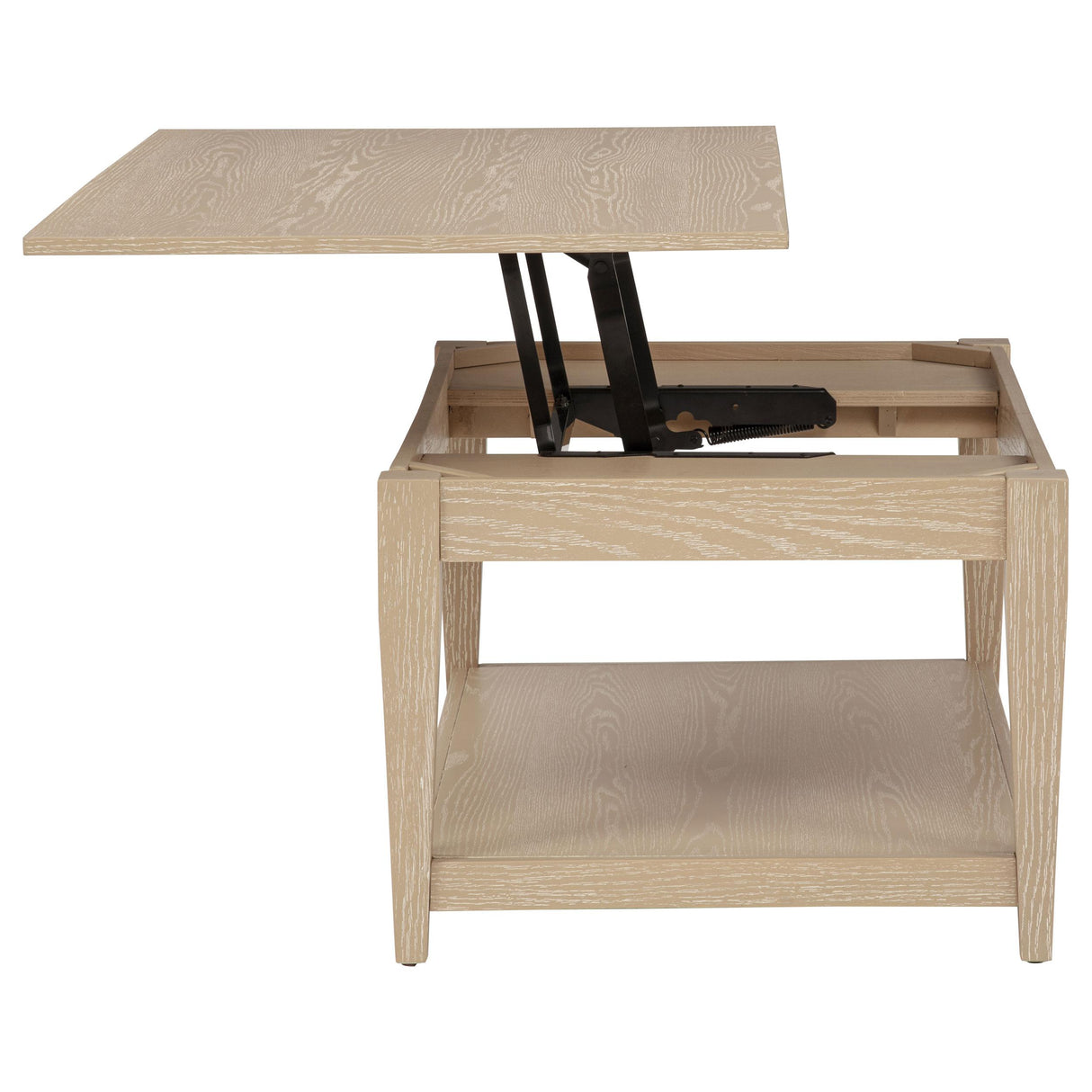  Coaster Furniture Lindenton 722758-S3 3-piece Wood Lift-Top Coffee and End Table Set - Blonde IMAGE 11