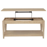  Coaster Furniture Lindenton 722758-S3 3-piece Wood Lift-Top Coffee and End Table Set - Blonde IMAGE 8